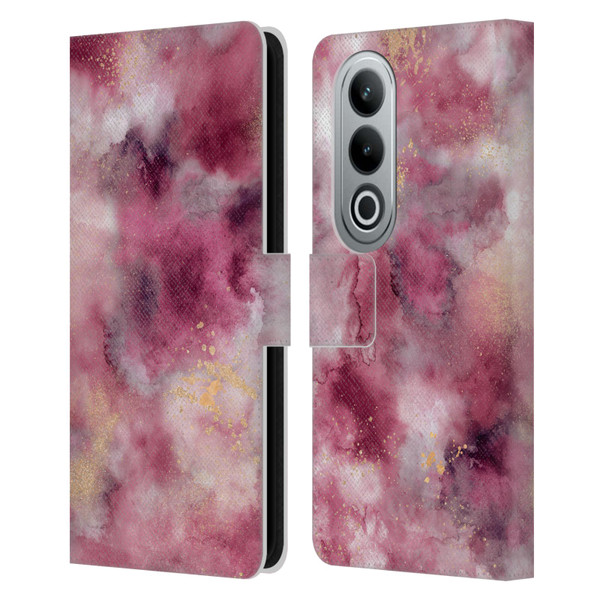 Ninola Colourful Patterns Pink Marble Leather Book Wallet Case Cover For OPPO OnePlus Ace 3V 5G