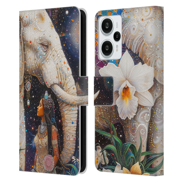 Shambhala Light Visionary Art Ethereal Graphics Gentle Giant Leather Book Wallet Case Cover For Xiaomi Redmi Note 12T