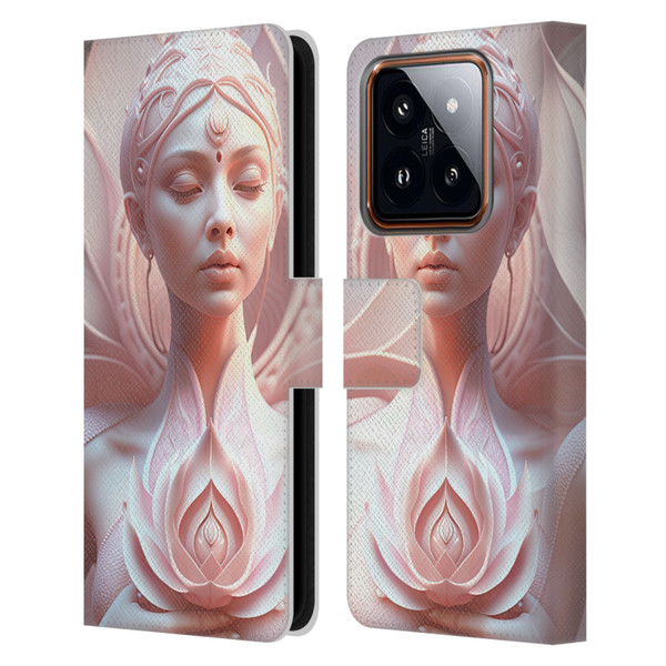 Shambhala Light Visionary Art Ethereal Graphics At Peace Leather Book Wallet Case Cover For Xiaomi 14