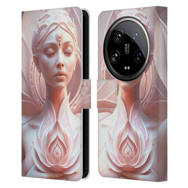 Shambhala Light Visionary Art Ethereal Graphics At Peace Leather Book Wallet Case Cover For Xiaomi 14 Ultra
