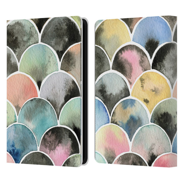 Ninola Colourful Prints Scales Leather Book Wallet Case Cover For Amazon Kindle Paperwhite 5 (2021)