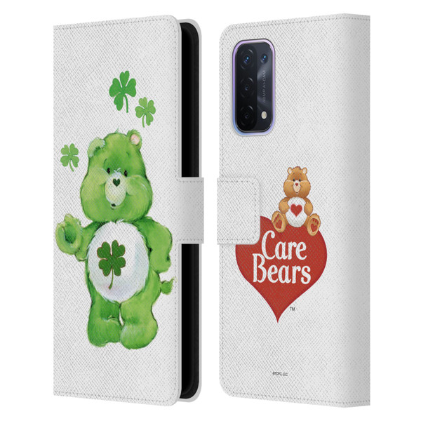 Care Bears Classic Good Luck Leather Book Wallet Case Cover For OPPO A54 5G