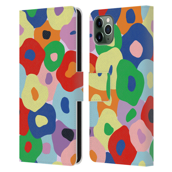 Ninola Colourful Prints Floral Leather Book Wallet Case Cover For Apple iPhone 11 Pro Max