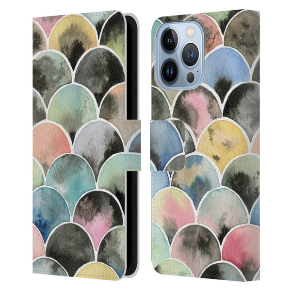 Ninola Colourful Prints Scales Leather Book Wallet Case Cover For Apple iPhone 13 Pro