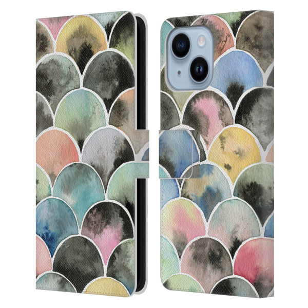 Ninola Colourful Prints Scales Leather Book Wallet Case Cover For Apple iPhone 14 Plus