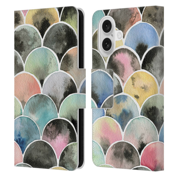 Ninola Colourful Prints Scales Leather Book Wallet Case Cover For Apple iPhone 16