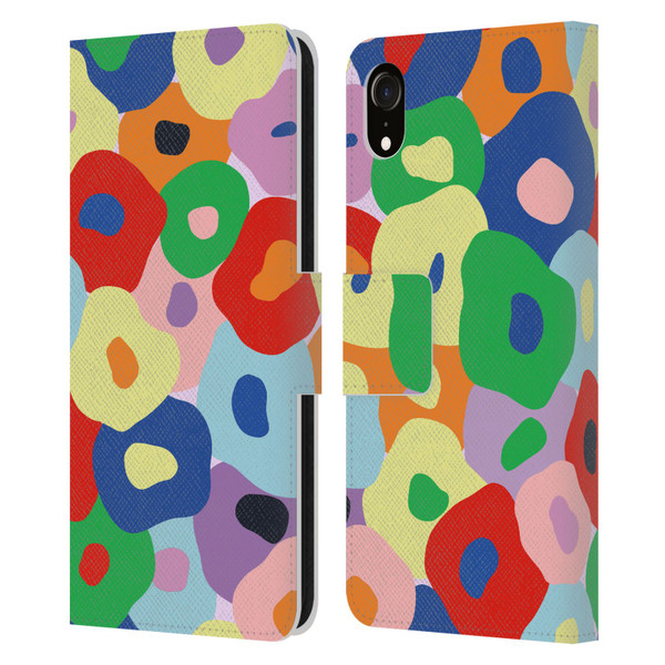 Ninola Colourful Prints Floral Leather Book Wallet Case Cover For Apple iPhone XR