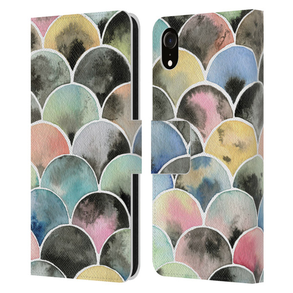 Ninola Colourful Prints Scales Leather Book Wallet Case Cover For Apple iPhone XR