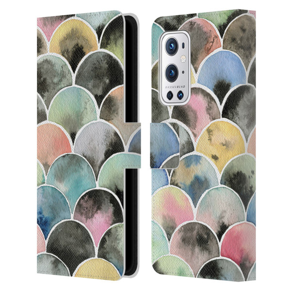 Ninola Colourful Prints Scales Leather Book Wallet Case Cover For OnePlus 9 Pro