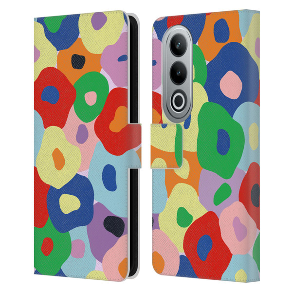 Ninola Colourful Prints Floral Leather Book Wallet Case Cover For OPPO OnePlus Ace 3V 5G