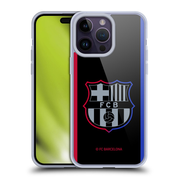 FC Barcelona 2024/25 Crest Kit Away Soft Gel Case for Apple iPhone 14 Pro Max & MagSafe
