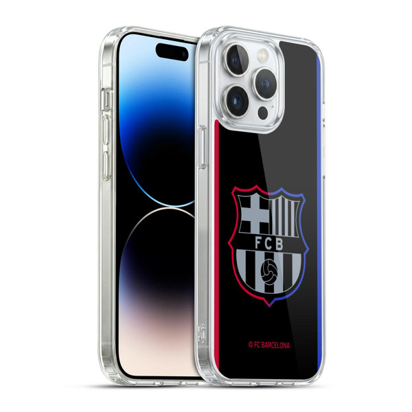 FC Barcelona 2024/25 Crest Kit Away Soft Gel Case for Apple iPhone 14 Pro Max & MagSafe