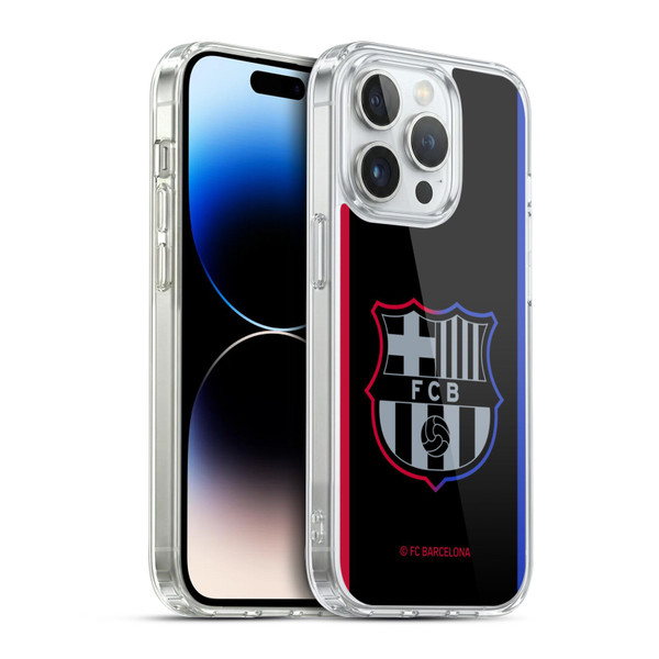 FC Barcelona 2024/25 Crest Kit Away Soft Gel Case for Apple iPhone 14 Pro & MagSafe