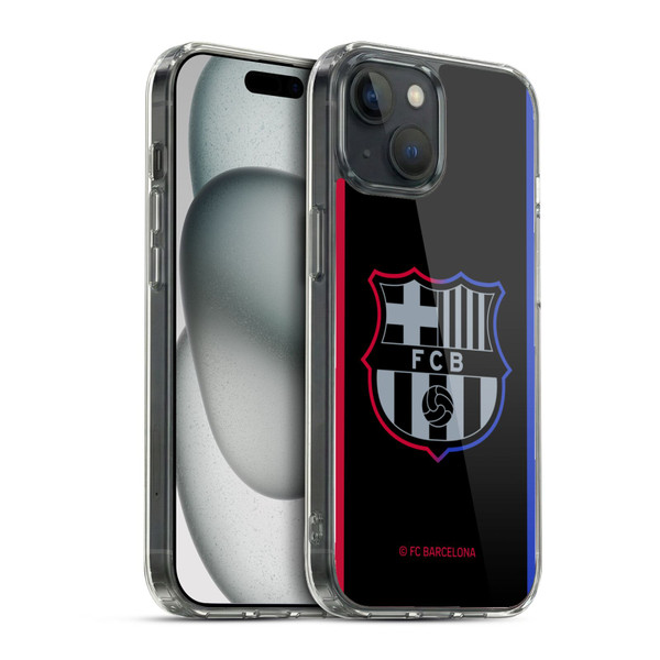 FC Barcelona 2024/25 Crest Kit Away Soft Gel Case for Apple iPhone 15 & MagSafe