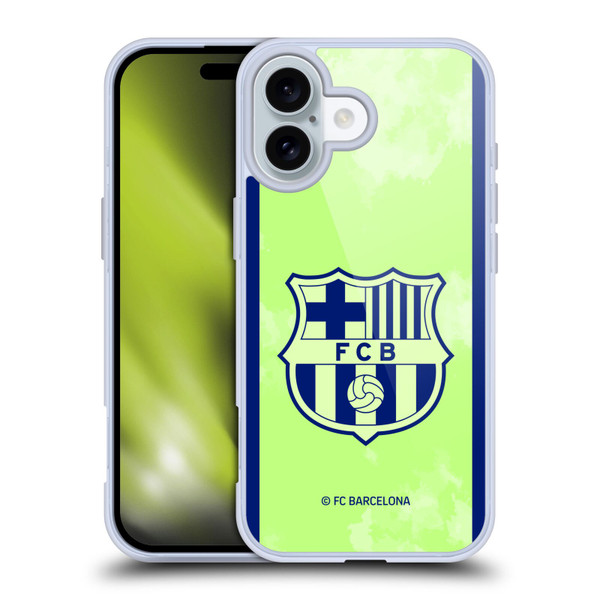 FC Barcelona 2024/25 Crest Kit Third Soft Gel Case for Apple iPhone 16 & MagSafe