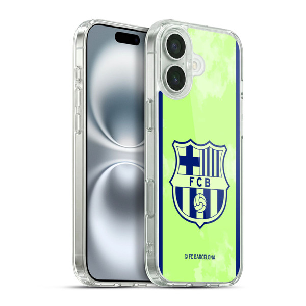 FC Barcelona 2024/25 Crest Kit Third Soft Gel Case for Apple iPhone 16 Plus & MagSafe
