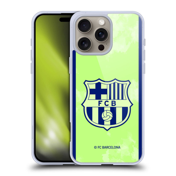 FC Barcelona 2024/25 Crest Kit Third Soft Gel Case for Apple iPhone 16 Pro Max & MagSafe