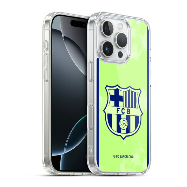 FC Barcelona 2024/25 Crest Kit Third Soft Gel Case for Apple iPhone 16 Pro & MagSafe