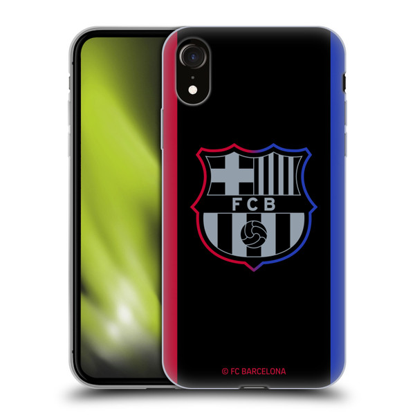 FC Barcelona 2024/25 Crest Kit Away Soft Gel Case for Apple iPhone XR