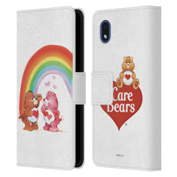 Care Bears Classic Rainbow Leather Book Wallet Case Cover For Samsung Galaxy A01 Core (2020)