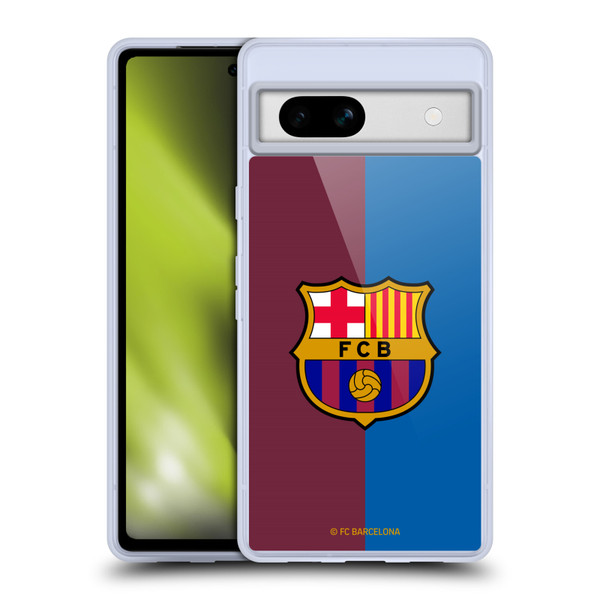 FC Barcelona 2024/25 Crest Kit Home Soft Gel Case for Google Pixel 7a