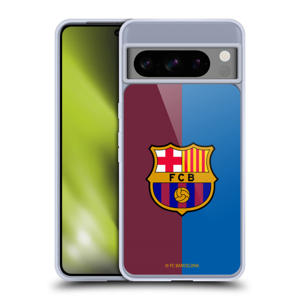 FC Barcelona 2024/25 Crest Kit Home Soft Gel Case for Google Pixel 8 Pro