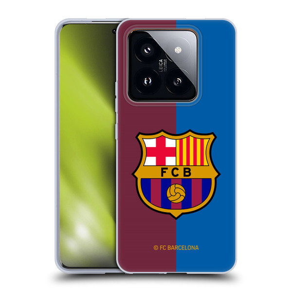 FC Barcelona 2024/25 Crest Kit Home Soft Gel Case for Xiaomi 14 Pro