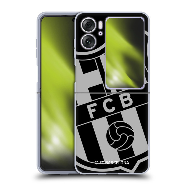 FC Barcelona Crest Oversized Soft Gel Case for OPPO Find N2 Flip