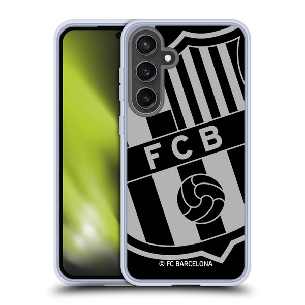 FC Barcelona Crest Oversized Soft Gel Case for Samsung Galaxy S24 FE & MagSafe