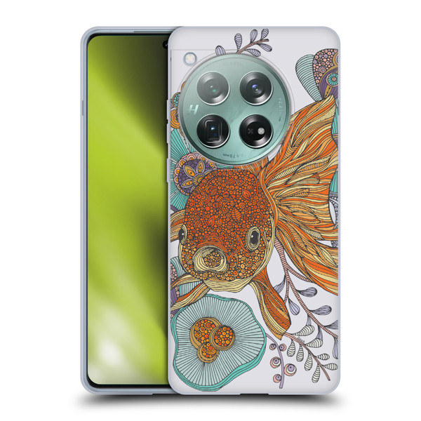 Valentina Animals And Floral Goldfish Soft Gel Case for OnePlus 12