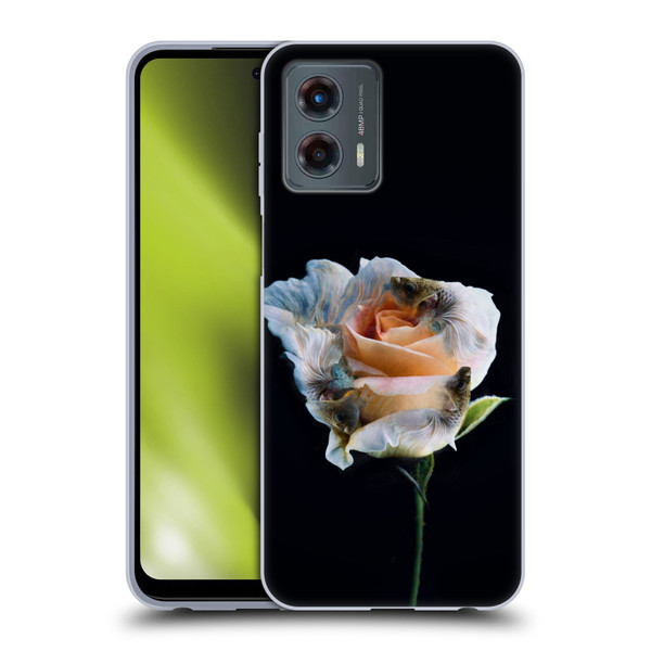 Pixelmated Animals Surreal Pets Betaflower Soft Gel Case for Motorola Moto G (2023)