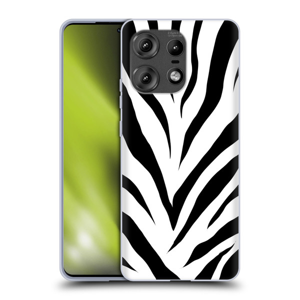 Grace Illustration Animal Prints Zebra Soft Gel Case for Motorola Edge 50 Pro