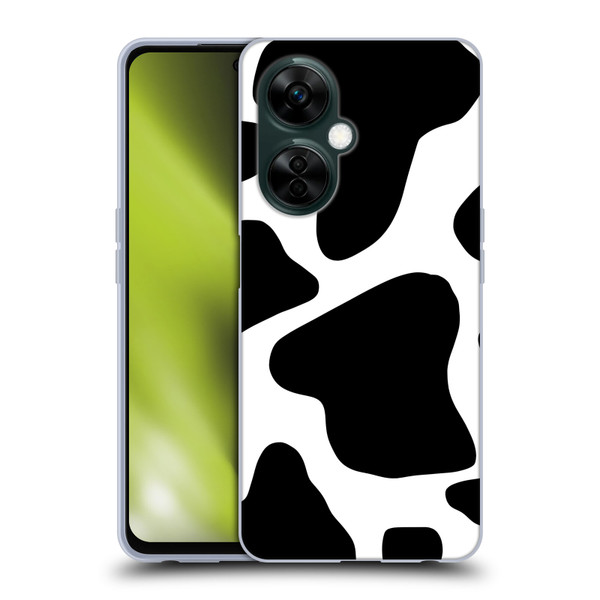 Grace Illustration Animal Prints Cow Soft Gel Case for OnePlus Nord N30