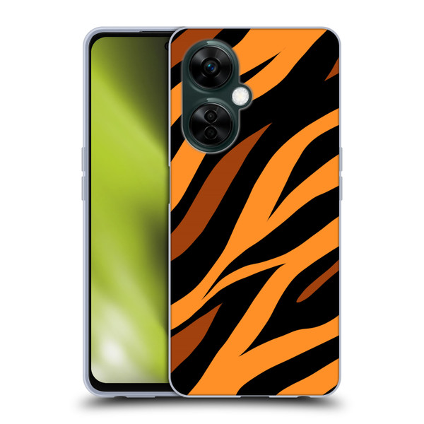 Grace Illustration Animal Prints Tiger Soft Gel Case for OnePlus Nord N30