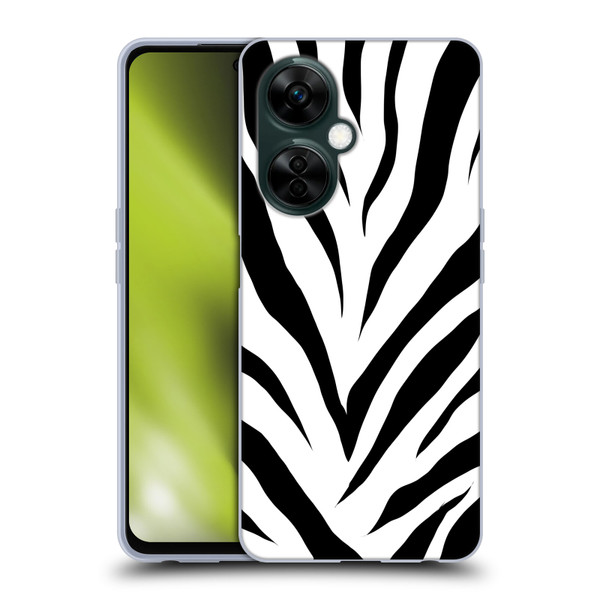 Grace Illustration Animal Prints Zebra Soft Gel Case for OnePlus Nord N30