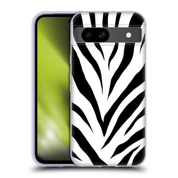 Grace Illustration Animal Prints Zebra Soft Gel Case for Google Pixel 8a