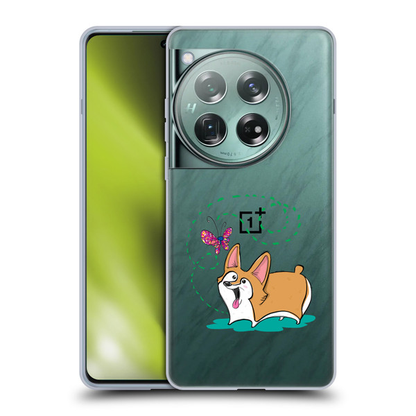 Grace Illustration Dogs Corgi Soft Gel Case for OnePlus 12