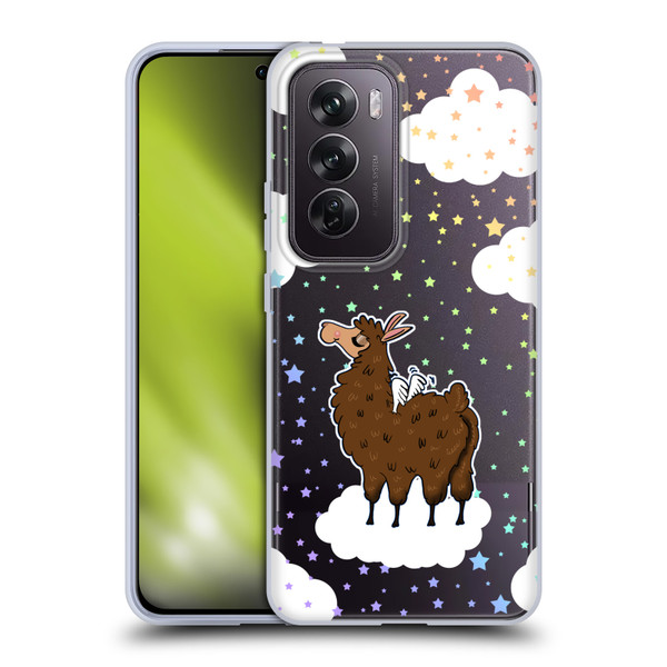Grace Illustration Llama Pegasus Soft Gel Case for OPPO Reno12 Pro 5G