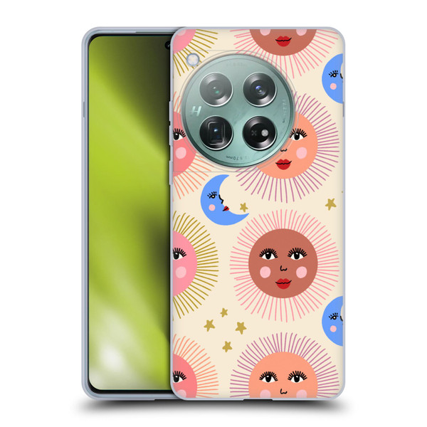Gabriela Thomeu Art Sun Moon Star Soft Gel Case for OnePlus 12
