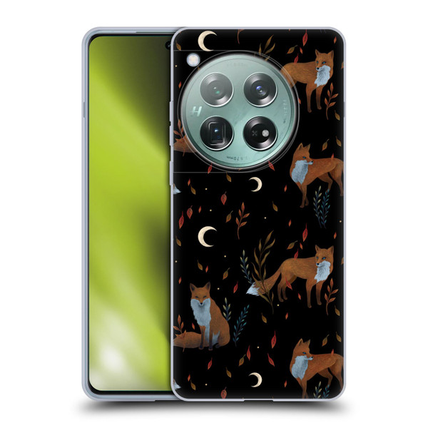 Episodic Drawing Art Foxes Pattern Soft Gel Case for OnePlus 12