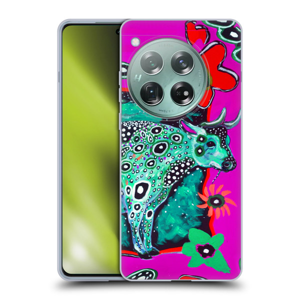 Mad Dog Art Gallery Animals Cosmic Cow Soft Gel Case for OnePlus 12