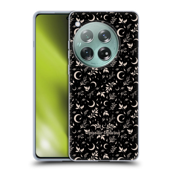 Episodic Drawing Florals & Serpents Moon Garden Soft Gel Case for OnePlus 12