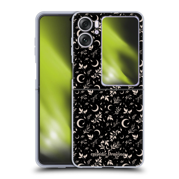 Episodic Drawing Florals & Serpents Moon Garden Soft Gel Case for OPPO Find N2 Flip