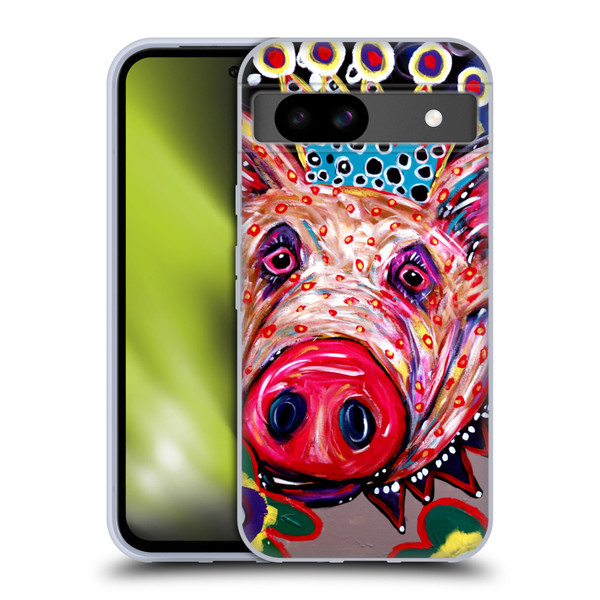 Mad Dog Art Gallery Animals Missy Pig Soft Gel Case for Google Pixel 8a