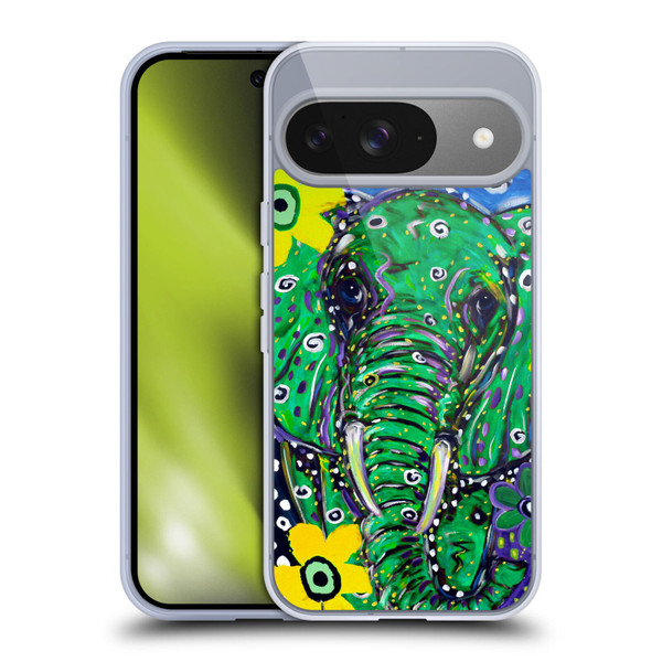 Mad Dog Art Gallery Animals Elephant Soft Gel Case for Google Pixel 9 / Pixel 9 Pro