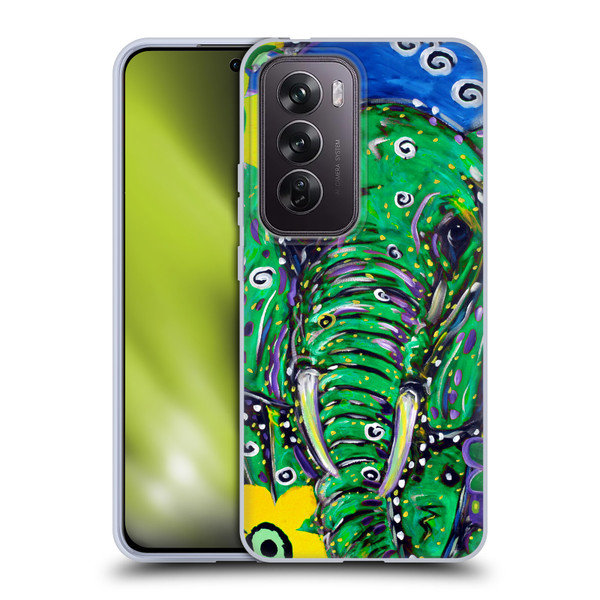 Mad Dog Art Gallery Animals Elephant Soft Gel Case for OPPO Reno12 Pro 5G