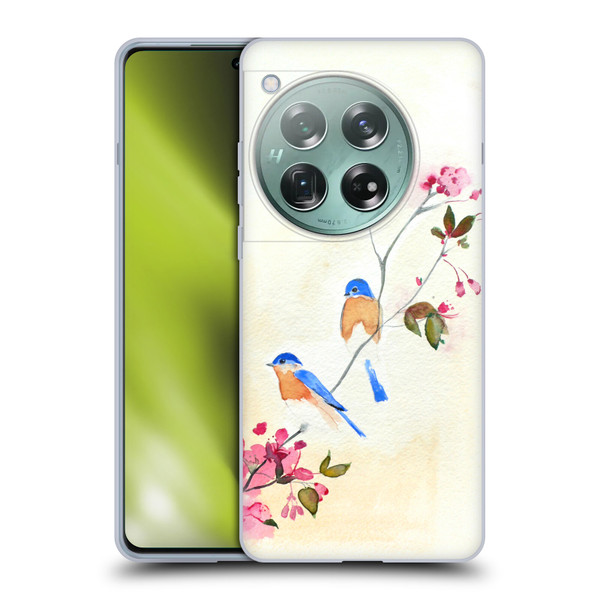 Mai Autumn Birds Blossoms Soft Gel Case for OnePlus 12