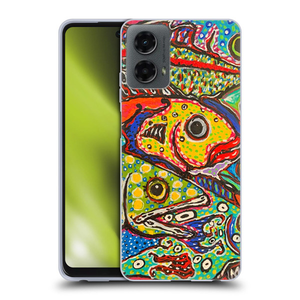 Mad Dog Art Gallery Assorted Designs Many Mad Fish Soft Gel Case for Motorola Moto G (2024)