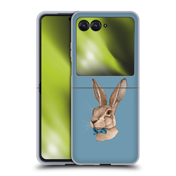 Barruf Animals Hare Soft Gel Case for Motorola Razr 40 Ultra / Razr+ 2023