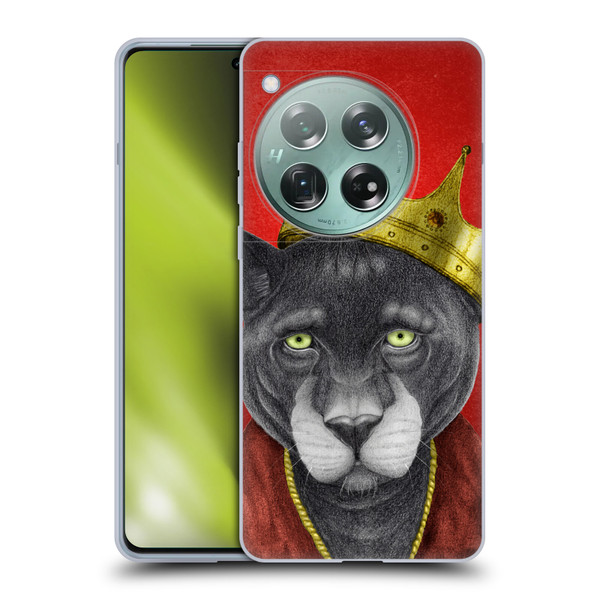 Barruf Animals The King Panther Soft Gel Case for OnePlus 12
